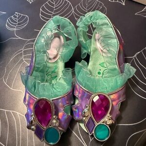 Disney Store official Ariel costume shoes 7/8